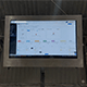 IP69K 55" hygiejnisk monitor installeret i et hygiejnisk miljø
