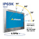 Armagard IP69K 55" hygiejnisk monitor test diagram