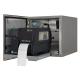 Printer-skab i rustfrit stål med integreret Printronix T4000 stregkodeprinter