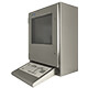 SENC-700 vandtæt HMI PC-kabinet med kileformet tastatur sidevisning