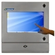 Lukket vandtæt industriel HMI 21,5" computer kabinet set forfra