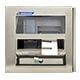 Frontvisning af Armagard Zebra ZT400 etiketprinter skab IP65