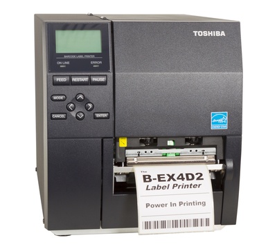 Toshiba TEC B-EX4D2 industriel direkte termisk stregkodeetiketprinter